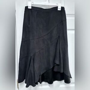 Larry Levine Black Asymmetrical Skirt